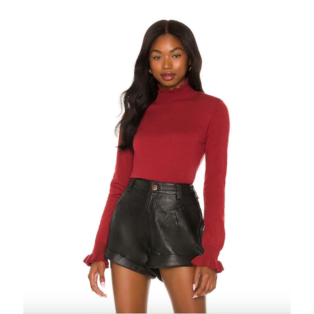 Stitches & Stripes Steffi Pullover - Revolve Small Red Sweater
